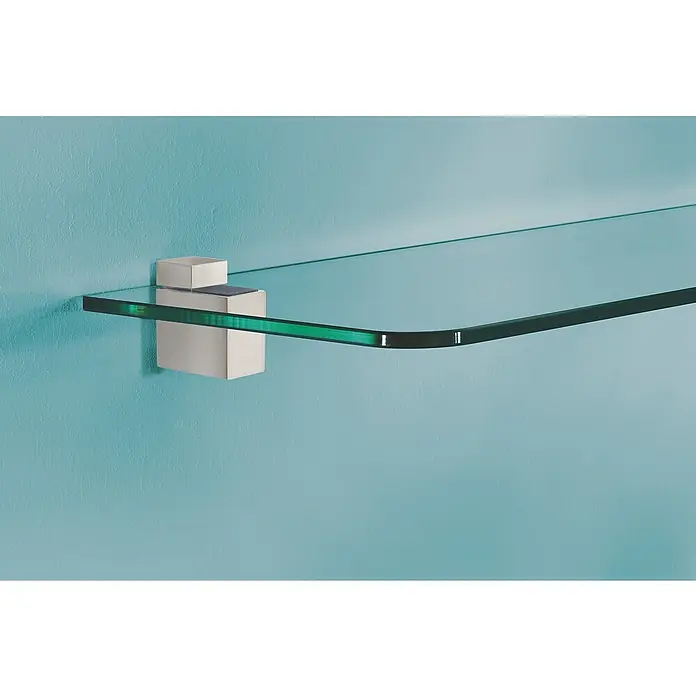 Dolle Wandregalhalter-Set Cuadro - Belastbarkeit: 25 kg, Passend für: Regalbodenstärke 6 - 20 mm, Edelstahloptik, 2 Stk. - Stimmungsaufnahme