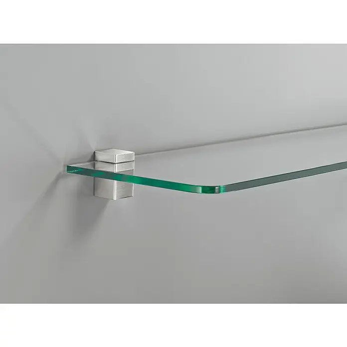 Dolle Wandregalhalter Bloc - Belastbarkeit: 25 kg, Passend für: Regalbodenstärke 6 - 19 mm, Edelstahloptik, 2 Stk. - Stimmungsaufnahme