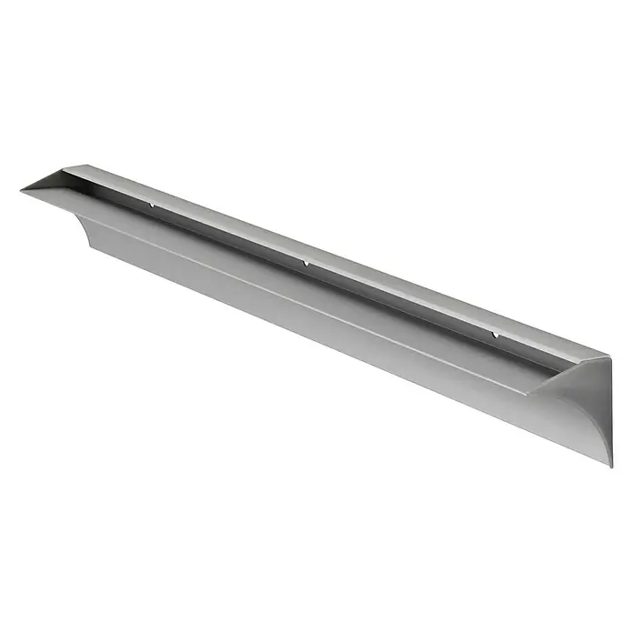 Dolle Regalträger Rail - Länge: 600 mm, Passend für: Regalbodenstärke 8 mm, Regalbodentiefe 300 mm - Rechte Seitenansicht