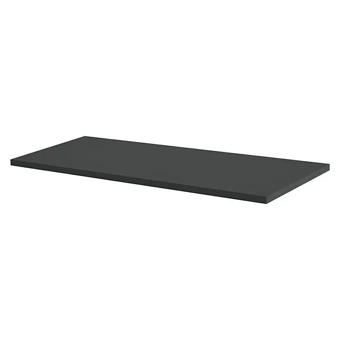 Dolle Estante flotante Sumo - 80 x 30 x 2,5 cm, Carga soportada: 40 kg, Antracita - Vista de perfil derecho