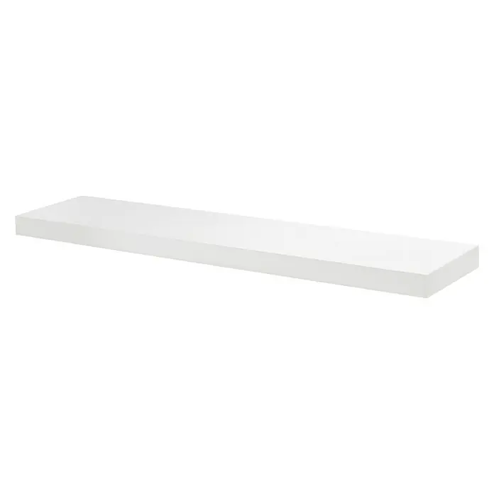 Dolle Zidna polica Big Boy - D x Š x V: 115 x 25 x 5 cm, Bijele boje, Opteretivost: 30 kg - Pogled s desne strane
