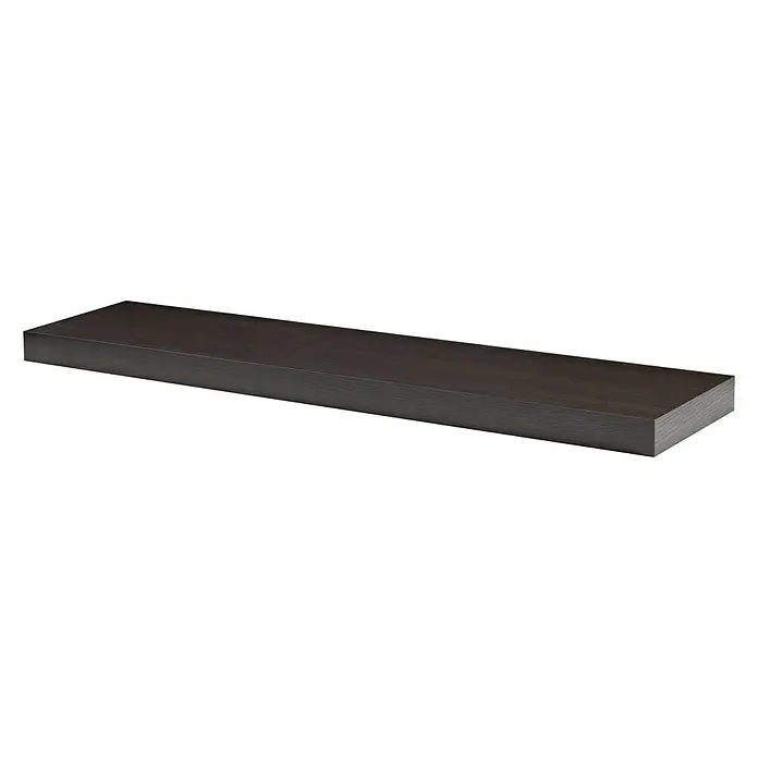 Dolle Zidna polica Big Boy - D x Š x V: 115 x 25 x 5 mm, Smeđe boje, Opteretivost: 30 kg - Pogled s desne strane