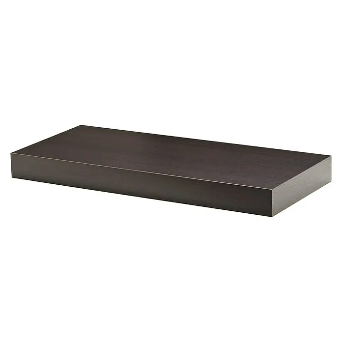 Dolle Zidna polica Big Boy - D x Š x V: 57 x 25 x 5 cm, Smeđe boje, Opteretivost: 30 kg - Pogled s desne strane