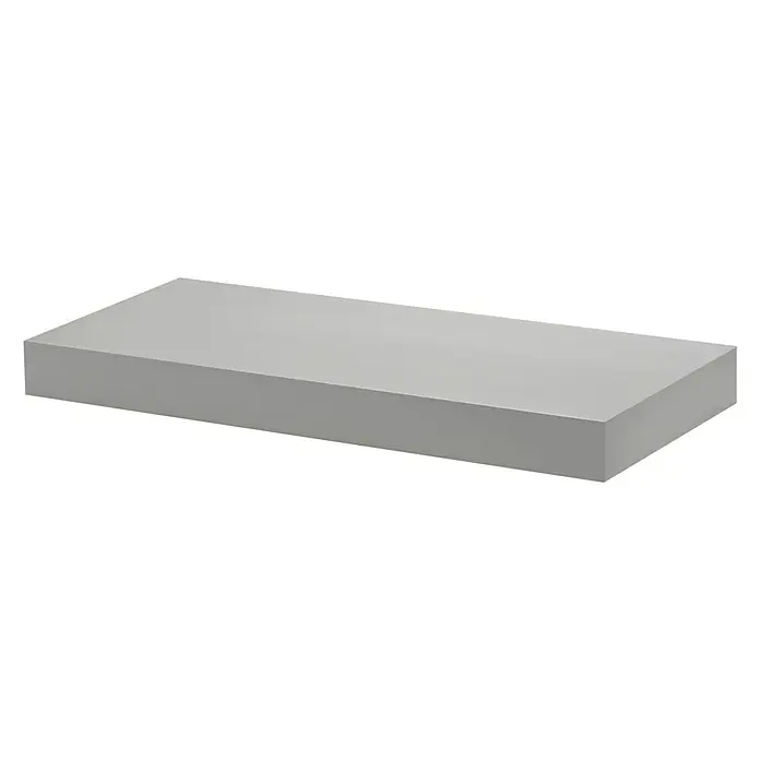 Dolle Wandboard Big Boy - L x B x H: 44,5 x 25 x 5 cm, Silber, Belastbarkeit: 30 kg - Rechte Seitenansicht