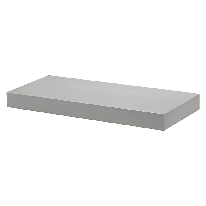 Dolle Wandboard Big Boy - L x B x H: 57 x 25 x 5 cm, Silber, Belastbarkeit: 30 kg - Rechte Seitenansicht