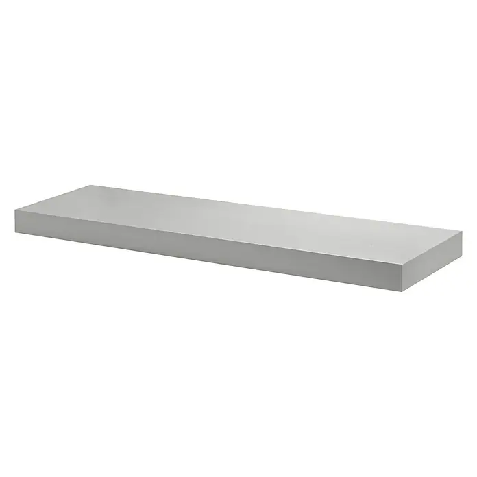 Dolle Wandboard Big Boy - L x B x H: 90 x 25 x 5 cm, Silber, Belastbarkeit: 30 kg - Rechte Seitenansicht