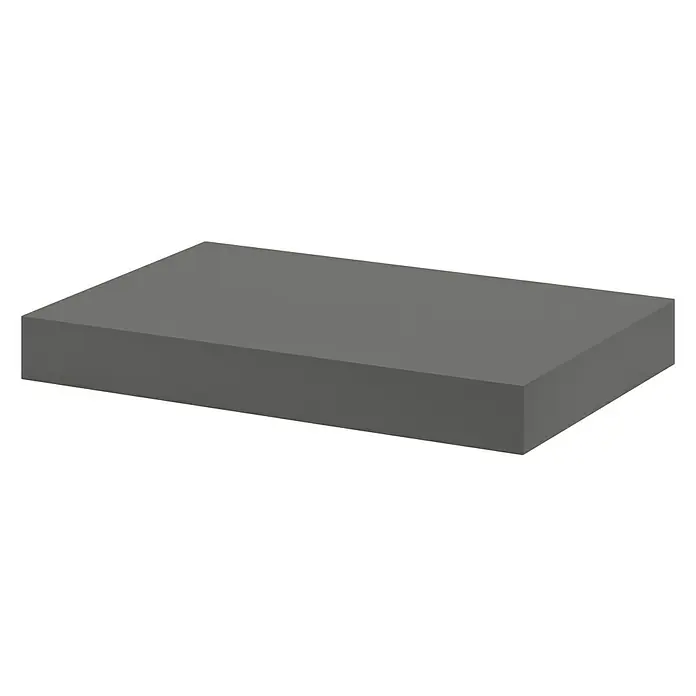Dolle Zidna polica Big Boy - D x Š x V: 44,5 x 25 x 5 cm, Sive boje, Opteretivost: 30 kg - Pogled s desne strane