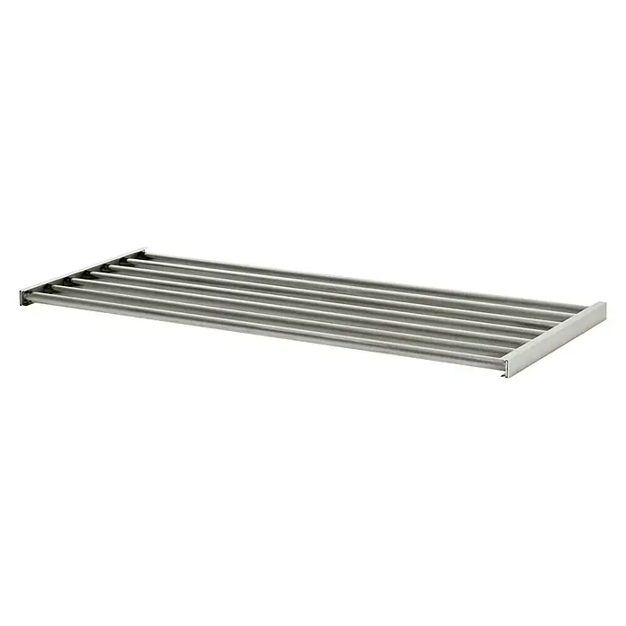 Dolle Estante inferior Sumo - L x An x Al: 80 x 30 x 2,5 cm, Acero inoxidable - Vista de perfil derecho