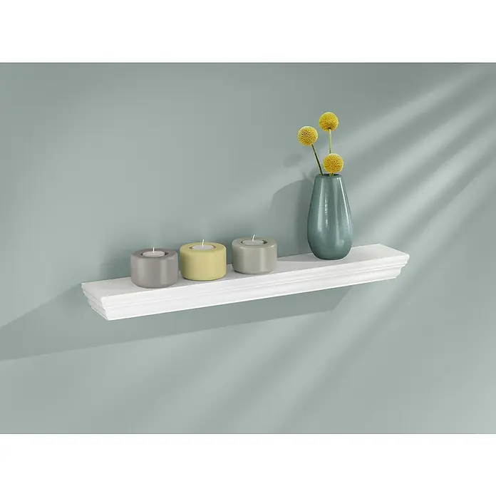 Dolle Wandboard Profile - L x B x H: 60 x 10 x 4,5 cm, Belastbarkeit: 6 kg, Weiß - Stimmungsaufnahme
