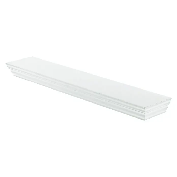 Dolle Wandboard Profile - L x B x H: 60 x 10 x 4,5 cm, Belastbarkeit: 6 kg, Weiß - Rechte Seitenansicht