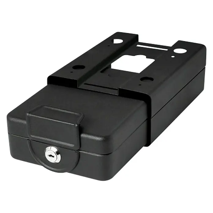 Arregui Caja de caudales - L x An x Al: 203 x 160 x 75 mm, Negro - Vista de perfil derecho
