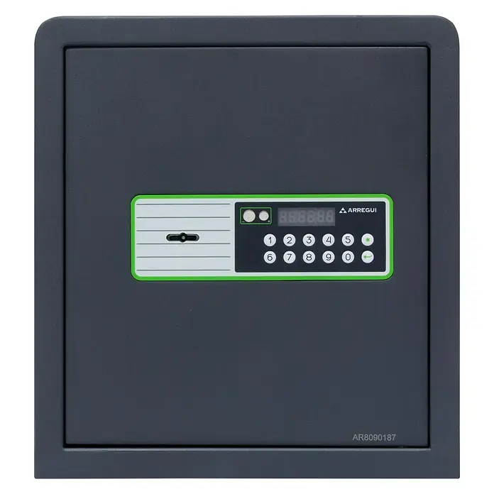 Arregui Caja fuerte Supra 240060 - L x An x Al: 36 x 35 x 38 cm, Tipo de cerradura: Códigos de usuario, 39 l - Vista frontal