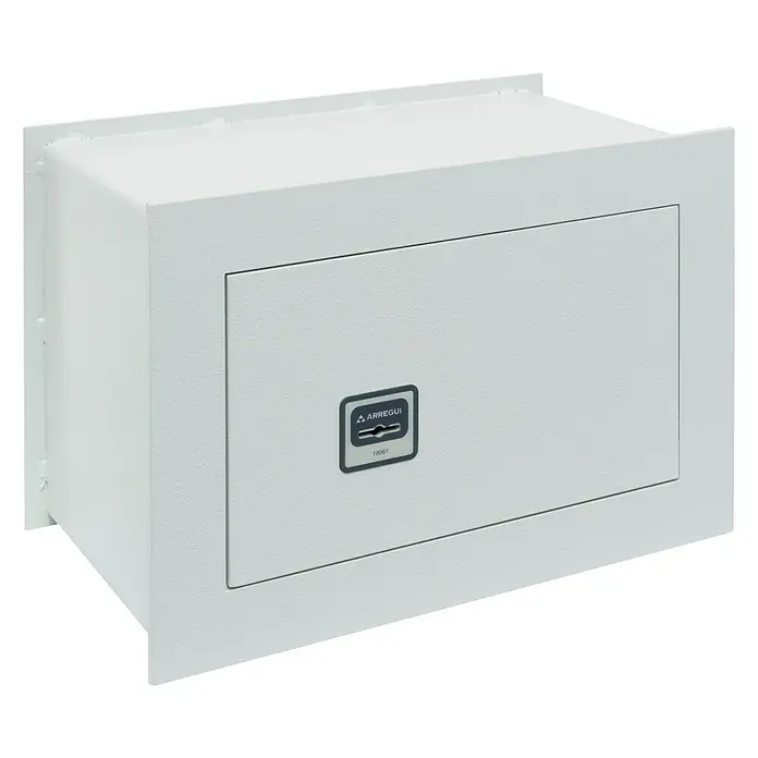Arregui Caja fuerte empotrable Ideal 5 - L x An x Al: 20 x 35 x 23 cm, Llave - Vista de perfil izquierdo