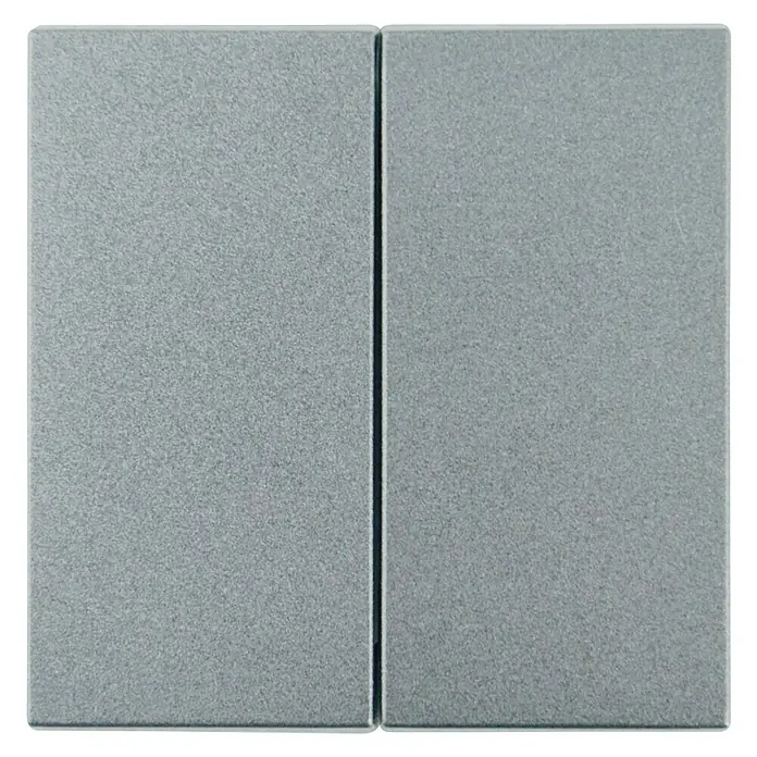 Serienschalterwippe Logus - Aluminium, Kunststoff, IP20 - Vorderansicht