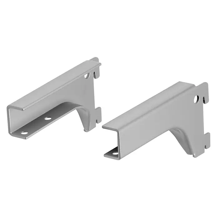 Dolle Walk In Soporte de estanterías - Carga soportada: 25 kg, Plateado - Vista de perfil izquierdo