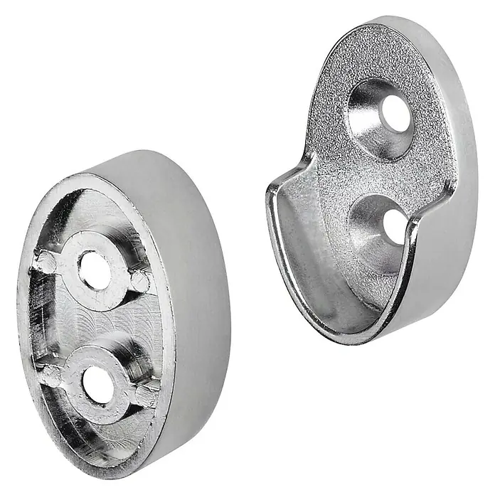 Dolle Walk In Soporte de barra para ropa - Acero, 2 uds. - Vista angular
