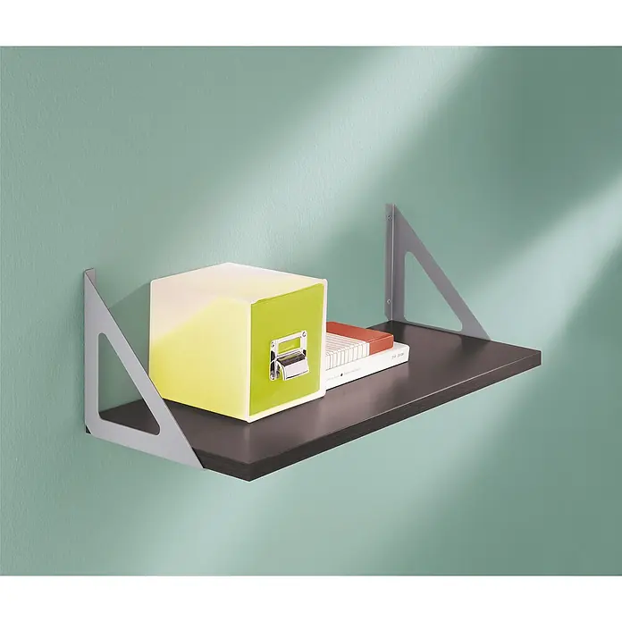 Dolle Soporte de pared para estantes - Carga soportada: 50 kg, Acero, Gris - Foto ambiente
