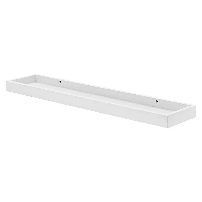 Dolle Estante de pared Loggia - L x An x Al: 80 x 15 x 4 cm, Blanco - Vista angular