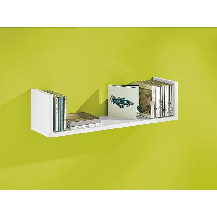 Dolle Estante de pared U-Shelf - L x An x Al: 60 x 15 x 15 cm, MDF, Blanco - Foto ambiente