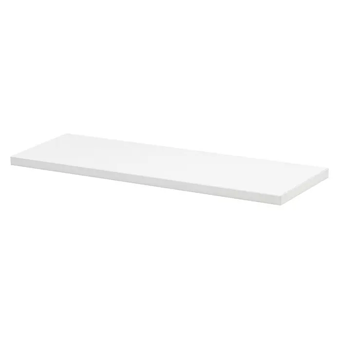 Dolle Zidna polica Lite - D x Š x D: 60 x 20 x 1,9 cm, Bijele boje - Dijagonalni pogled