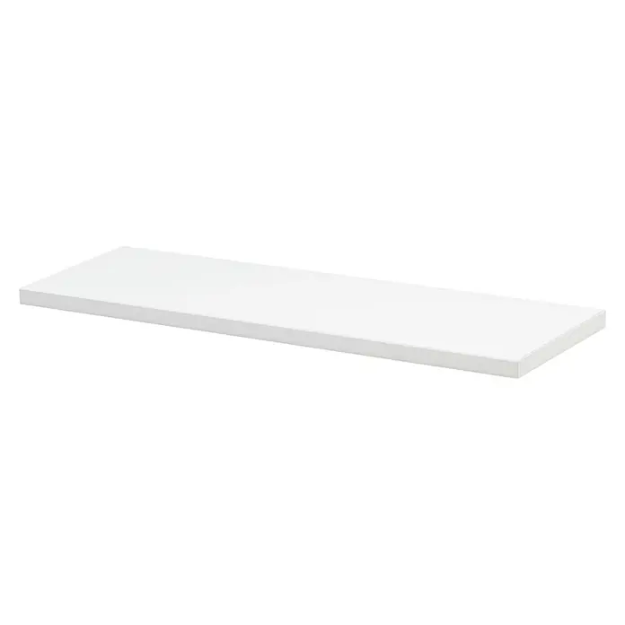 Dolle Zidna polica Lite - D x Š x D: 60 x 25 x 1,9 cm, Bijele boje - Dijagonalni pogled