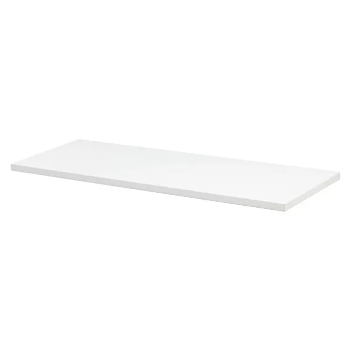 Dolle Zidna polica Lite - D x Š x D: 80 x 30 x 1,9 cm, Bijele boje - Dijagonalni pogled