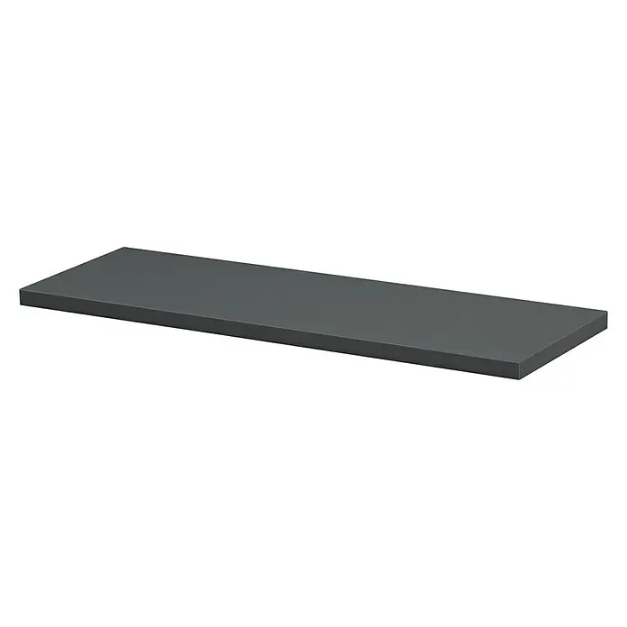 Dolle Wandboard Lite - L x B x S: 60 x 20 x 1,9 cm, Anthrazit - Diagonale Ansicht