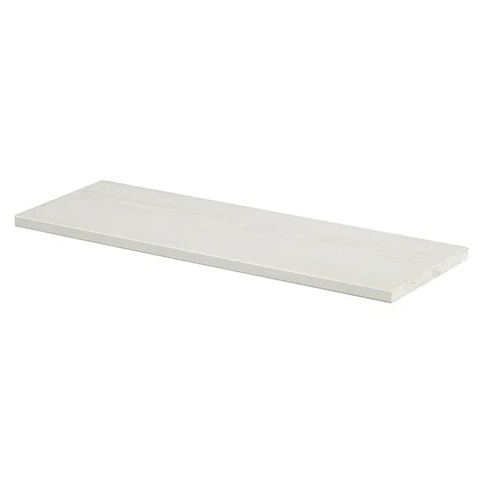 Dolle Zidna polica Lite Vintage - D x Š x D: 60 x 20 x 1,8 cm, Bor bijela - Dijagonalni pogled