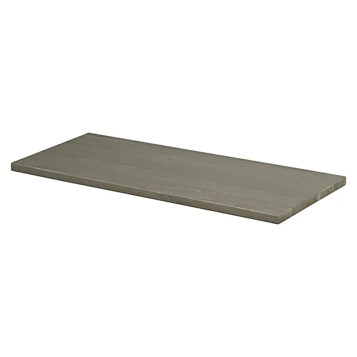 Dolle Zidna polica Lite Vintage - D x Š x D: 60 x 25 x 1,8 cm, Bor siva - Dijagonalni pogled