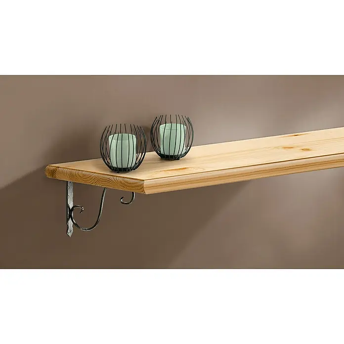 Dolle Stegkonsole Ornament - L x H: 155 x 115 mm, Schwarz - Stimmungsaufnahme