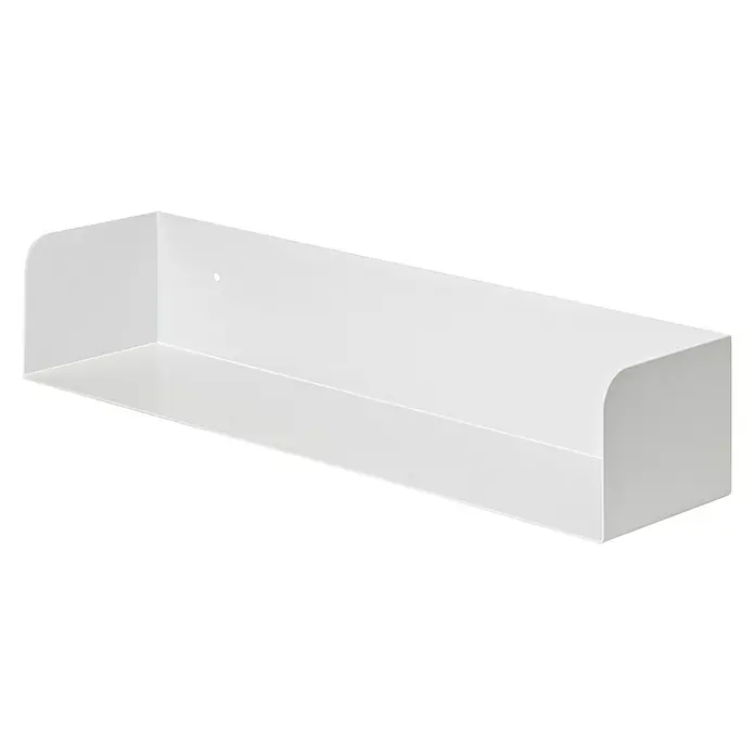 Dolle Wandregal Showcase - L x B x H: 60 x 15 x 11,5 cm, Weiß, Belastbarkeit: 10 kg, Stahl - Diagonale Ansicht