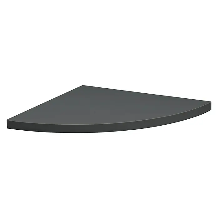 Dolle Wandboard Lite - L x B x S: 30 x 30 x 1,9 cm, Anthrazit - Vorderansicht