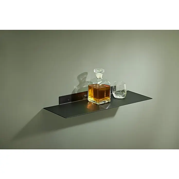 Dolle Wandregal Katana - L x B x H: 80 x 20 x 4,5 cm, Schwarz - Stimmungsaufnahme
