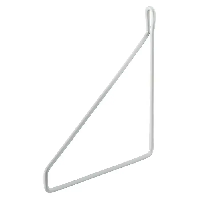 Dolle Wandkonsole Fil - L x B: 21 x 21 cm, Weiß - Linke Seitenansicht