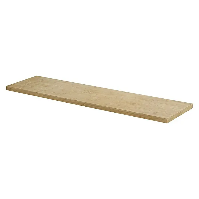 Dolle Wandboard Lite Vintage - L x B x S: 80 x 20 x 1,8 cm, Braun - Diagonale Ansicht