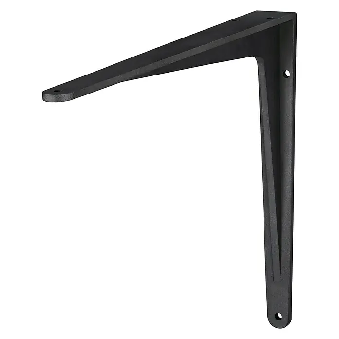 Dolle Escuadra de soporte Herakles - L x An: 340 x 290 cm, Negro - Vista de perfil izquierdo