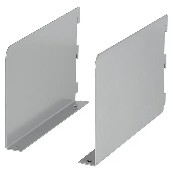 Dolle Soporte de estanterías - L x Al: 250 x 128 mm, Carga soportada: 65 kg, Gris - Vista angular