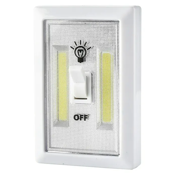 Alutec LED-Wandleuchte - 2 W, L x B x H: 115 x 75 x 35 mm, Weiß, Neutralweiß - Vorderansicht