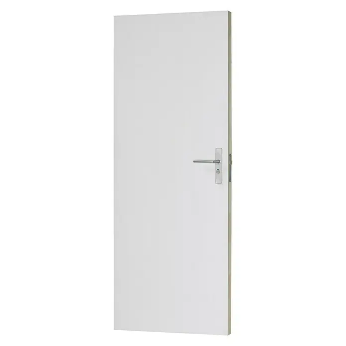 BAUHAUS Binnendeur BB-HG - 93 x 211,5 cm, Draairichting: Links- & rechts, Wit, Stomp, Honingraat - Vooraanzicht