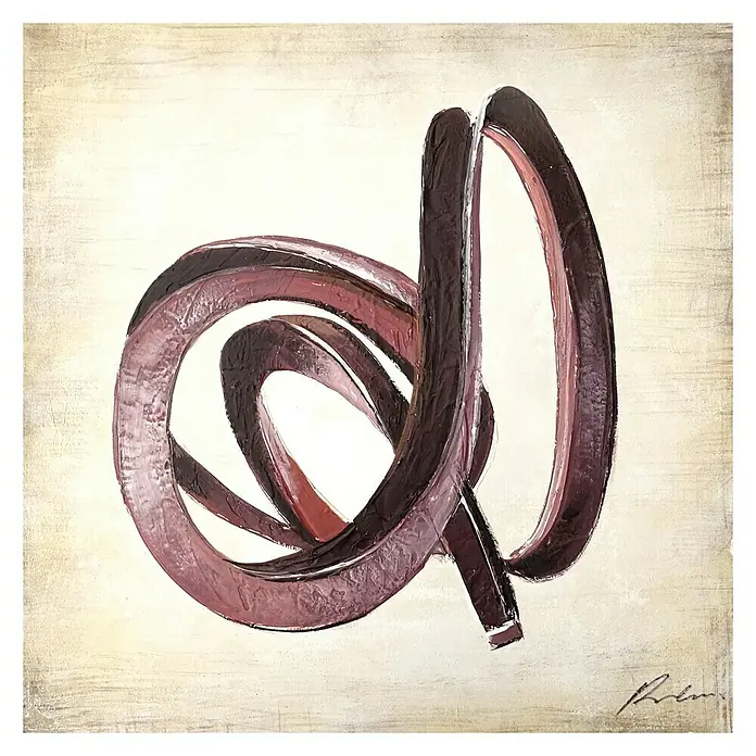 Cuadro pintado a mano Dipinto Abstracto - Abstracto, An x Al: 80 x 80 cm - Vista frontal