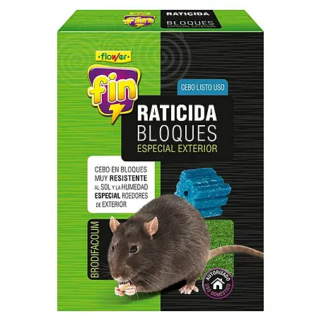 Flower  Cebo para ratas y ratones bloques