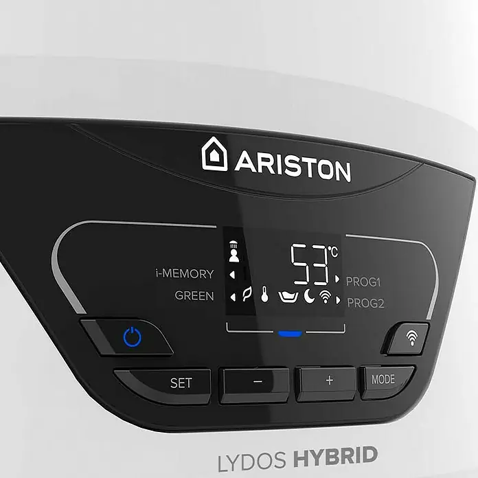 Ariston Termo eléctrico Lydos Hybrid Wifi 100 - 95 l, 1.200 W - Primer plano