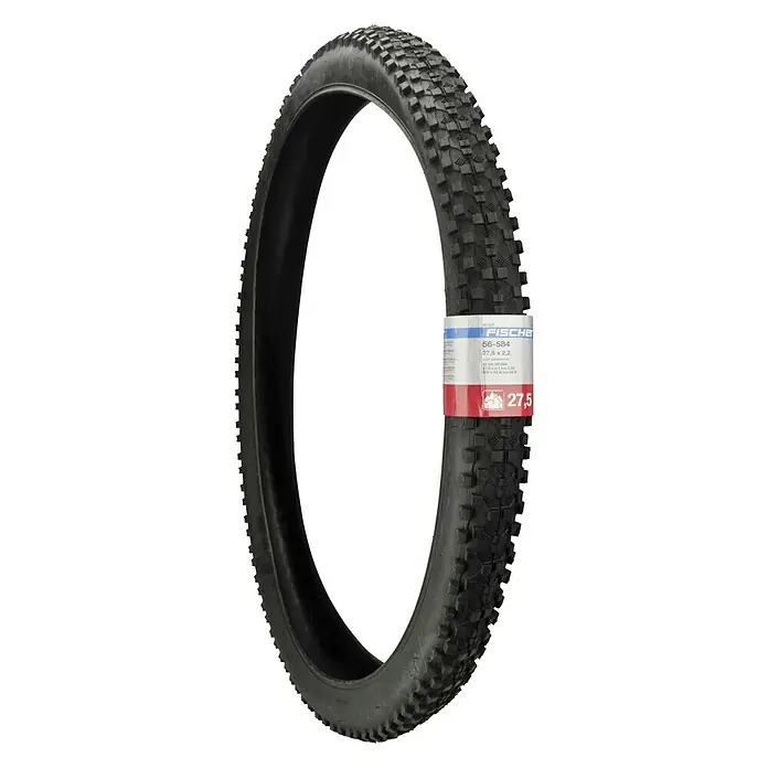 Fischer Fahrradreifen MTBK - Durchmesser Rad: 27,5″, Geeignet für: Mountainbike-Räder - Diagonale Ansicht