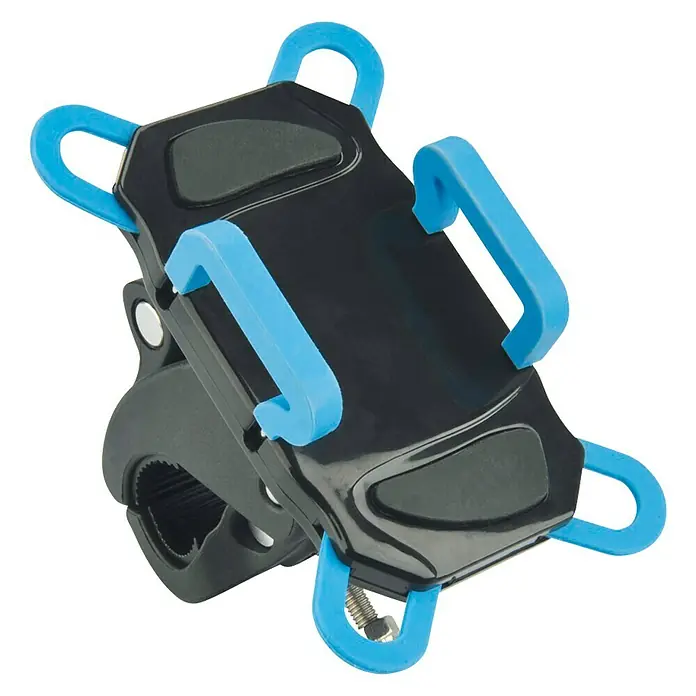 Fischer Smartphone-Halter - Passend für: Smartphones Breite 10 - 100 cm, 360° drehbares Gehäuse - Diagonale Ansicht