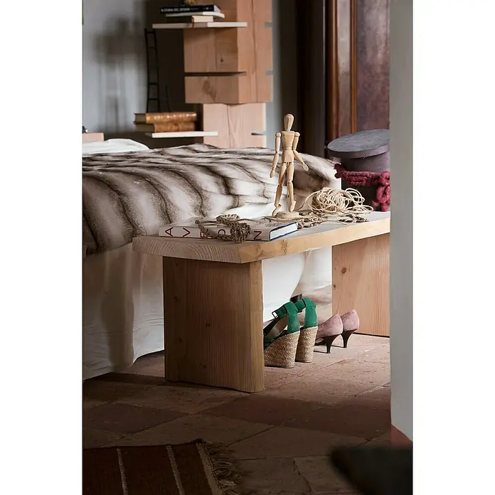 Tablero de madera maciza Tarugo - Abeto rojo, 120 cm x 38 cm x 50 mm - Foto ambiente
