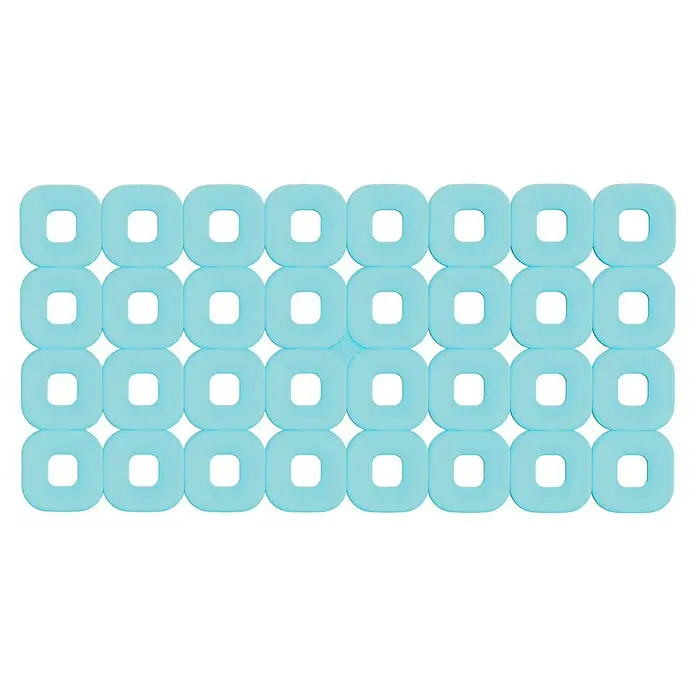 Diaqua Podloga za kadu - D x Š: 74 x 37 cm, PVC, Aqua - Pogled s gornje strane