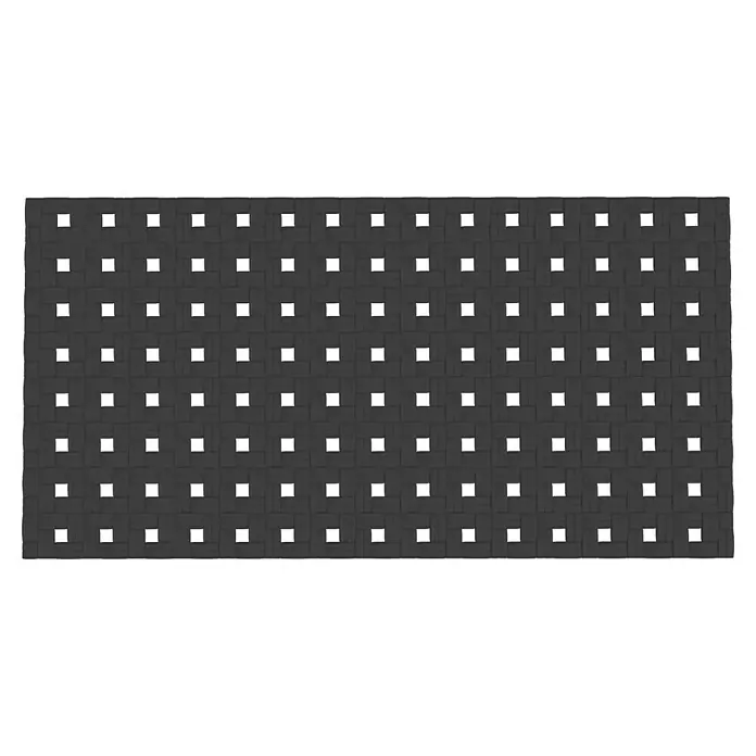 Podloga za kadu Diaqua Basky - 72 x 37 cm, PVC, Crne boje - Pogled s gornje strane