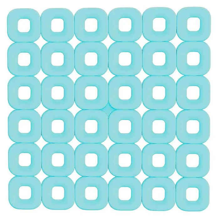 Diaqua Protuklizna podloga Paco Aqua - 55 x 55 cm, PVC, Aqua - Pogled s gornje strane