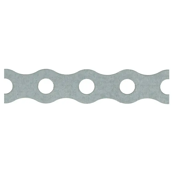 UBB Lochband - 10 m x 12 mm, Verzinkt - Detailaufnahme