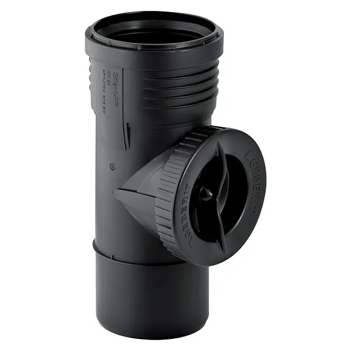 Geberit Silent PP-Reinigungsrohr - DN 70 - Vorderansicht
